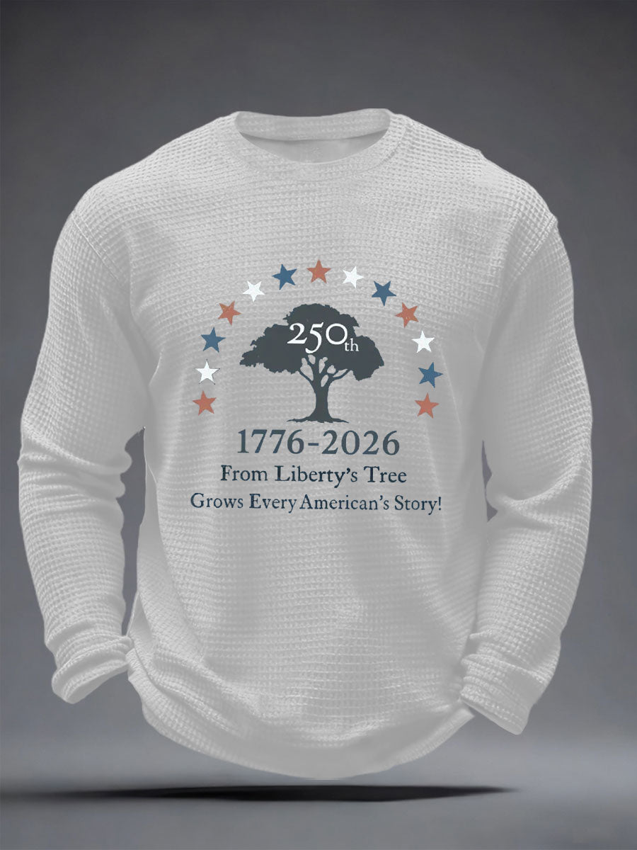 Men's 250 Waffle Long Sleeve T-Shirt