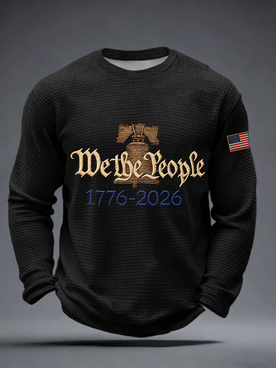 Men's 250 Waffle Long Sleeve T-Shirt