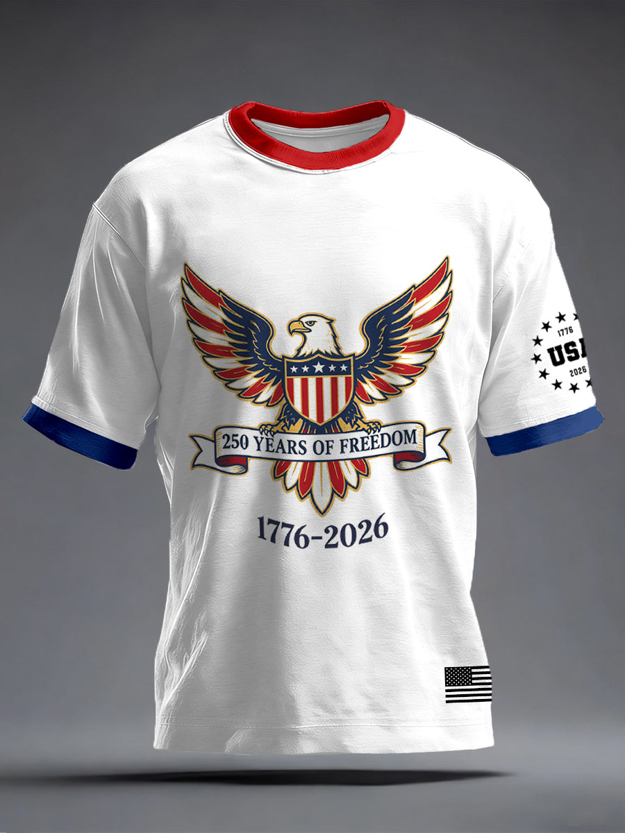 Men's 250th Anniversary of Freedom Print T-Shirt