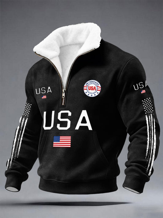 Men's USA Flag Sweatshirts