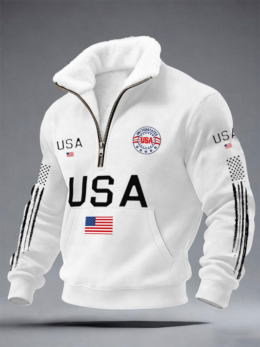 Men's USA Flag Sweatshirts