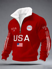 Men's USA Flag Sweatshirts