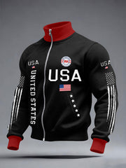 Men's USA Flag Jackets