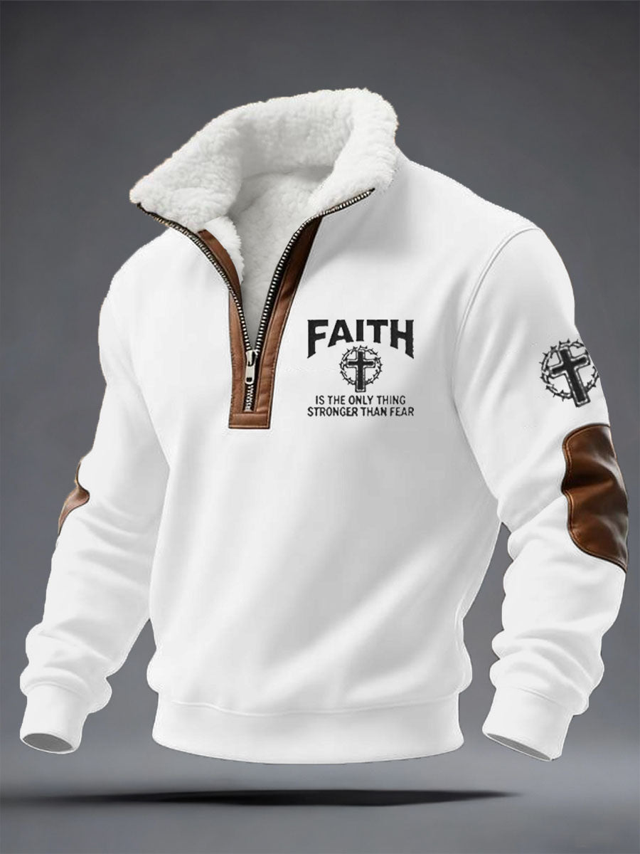Men's Faith Print Sweatshirt