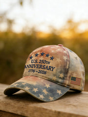 USA 250 Years Flag Neutral Hats