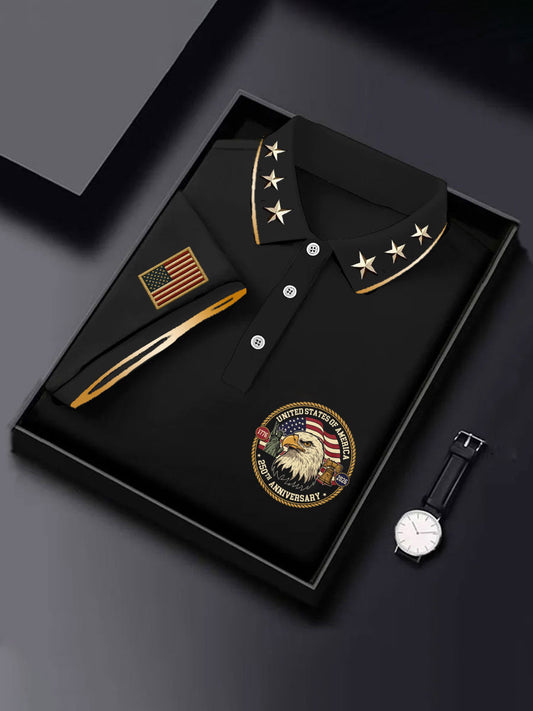 Men's 250 Years Flag Eagle Tops