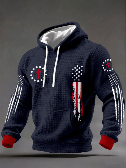Men's Jesus Cross Flag Hoodies
