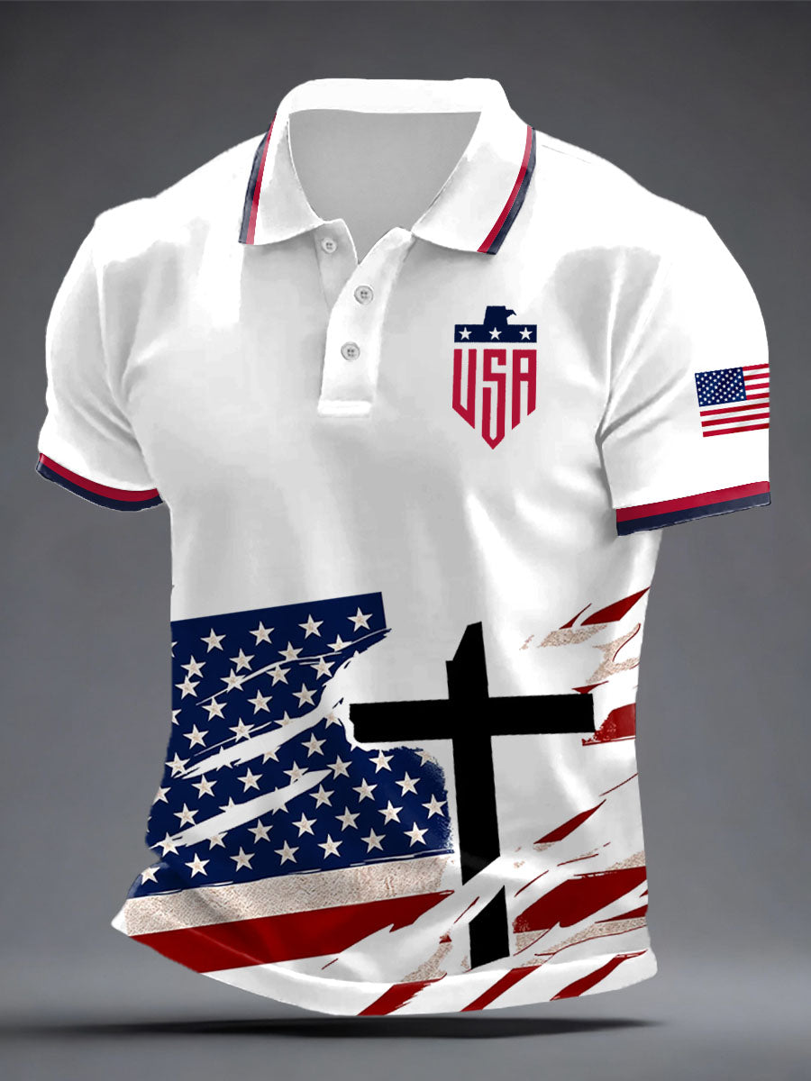Men's USA Soccer Printed Shirt