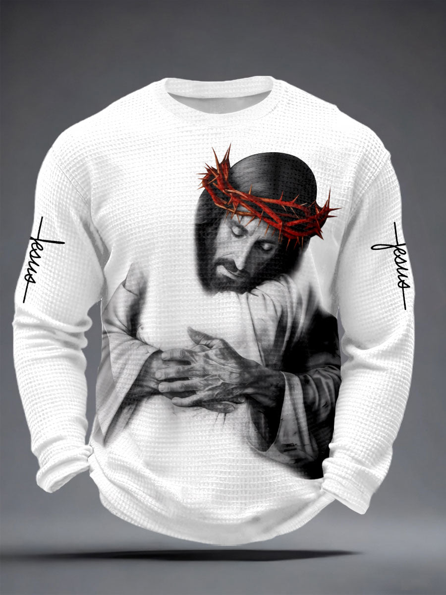 Men's Embrace Jesus Waffle T-Shirts