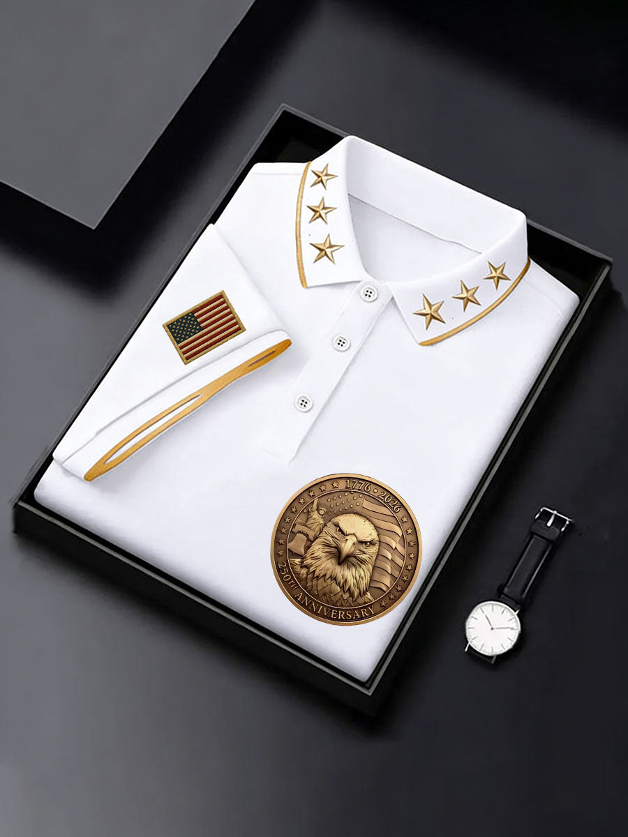 Men's 250 years flag tops