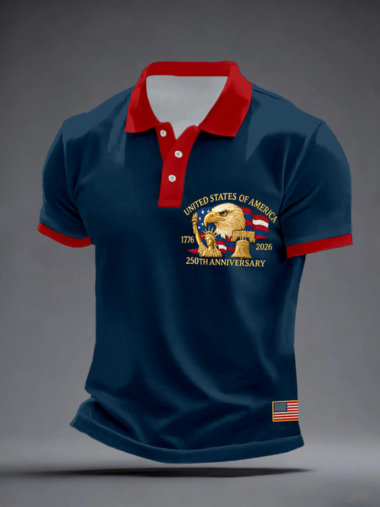 Men's 250th Anniversary Print Polo Shirt