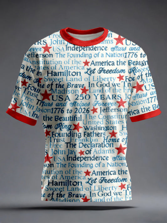 Men's 250th Anniversary Print T-Shirt
