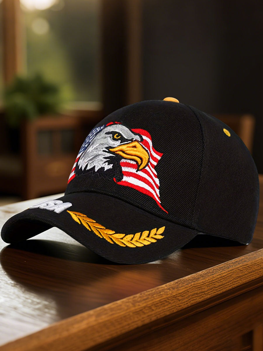 USA flag, eagle, unisex hats