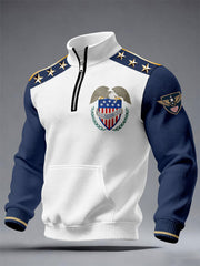 Men's American Patriotic Waffle Sweatshirts