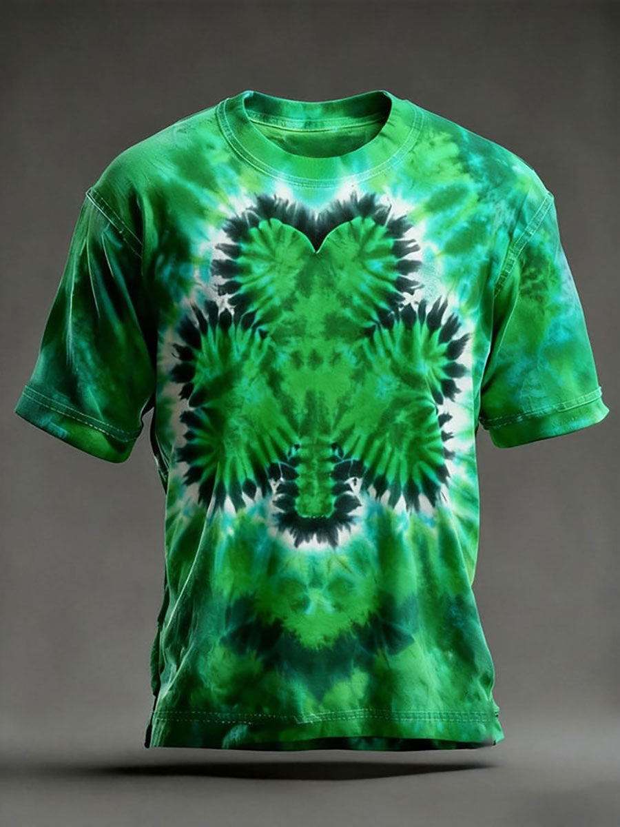 Men's St. Patrick's Day Shamrock Print T-shirt