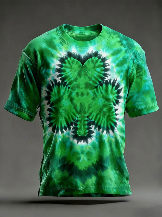 Men's St. Patrick's Day Shamrock Print T-shirt