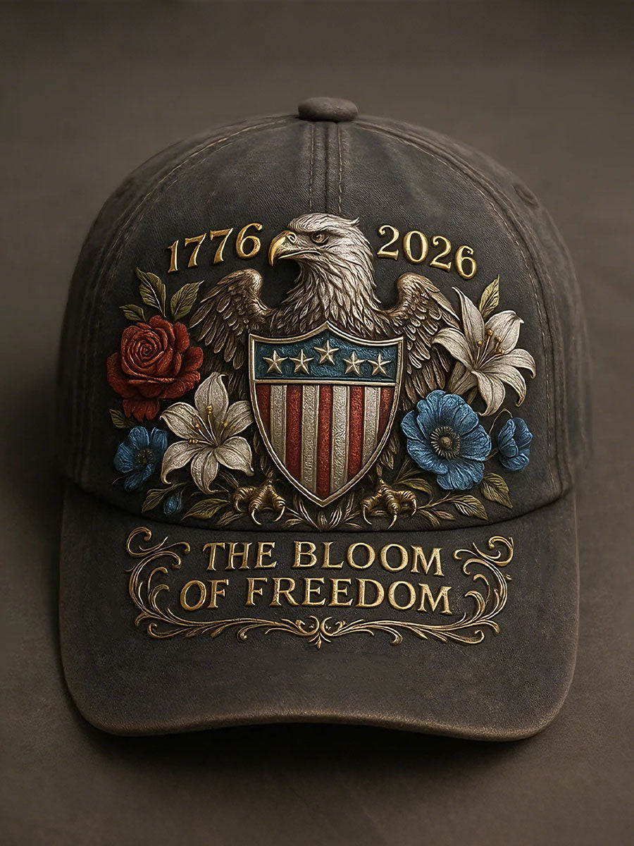 1776-2026 The Bloom of Freedom Unisex Hats