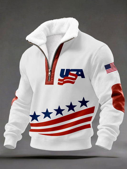 Men's USA Flag Sweatshirts