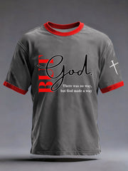 Men's 'But God' Printed Casual T-Shirt