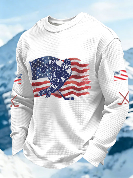 Men's USA Winter Sports 2026 Waffle Top