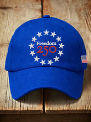 Unisex Freedom 250th Anniversary Embroidered Hat