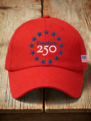Unisex Freedom 250th Anniversary Embroidered Hat