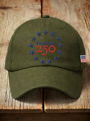 Unisex Freedom 250th Anniversary Embroidered Hat