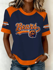 Women's Good Better Best Print Football Fans Gameday Casual  T-shirts