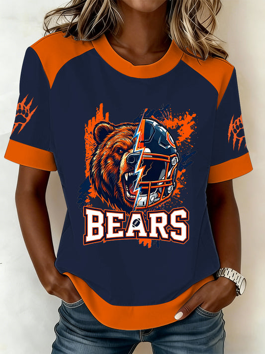 Women's Good Better Best Print Football Fans Gameday Casual  T-shirts