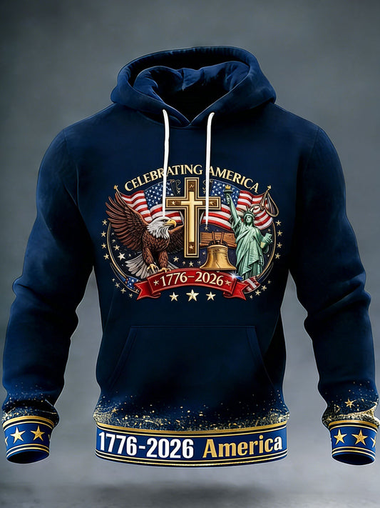 Men's celebrating America hoodies