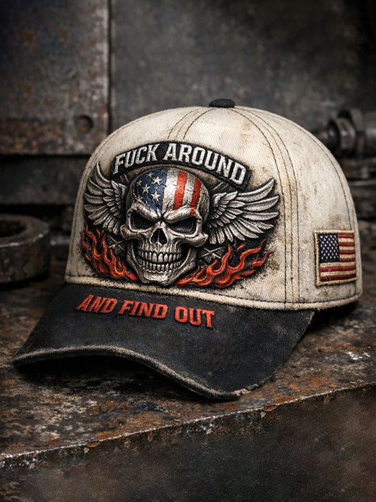 Old Fuckers Club Printed Casual Unisex Cap