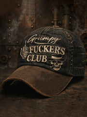 Old Fuckers Club Printed Casual Unisex Cap