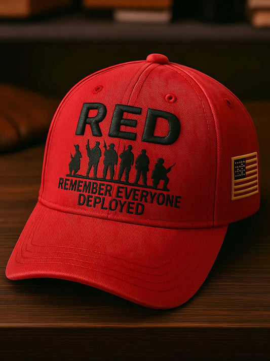 Red Friday Remember Everyone Deployed Veterans Unisex Hats