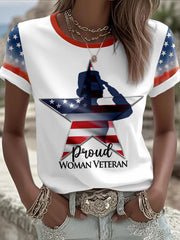 Women's 'Proud Woman Veteran' T-shirts
