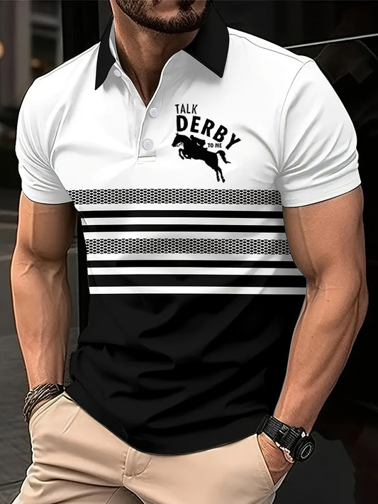 Men's Derby Horse Racing 2026 Print Shirt