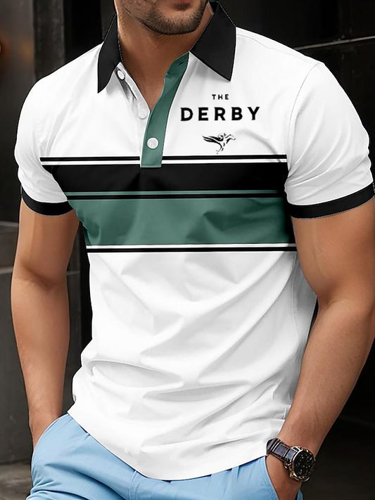 Men's Derby Horse Racing 2026 Print Shirt