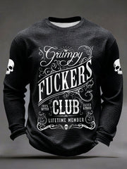 Men's Grumpy Fuckers Club Waffle T-Shirts