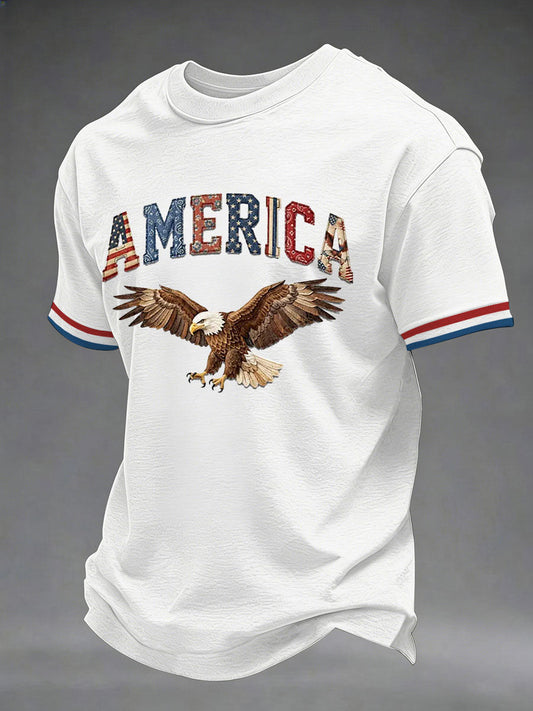 Men's Freedom Legacy 1776-2026 Printed Casual T-Shirt