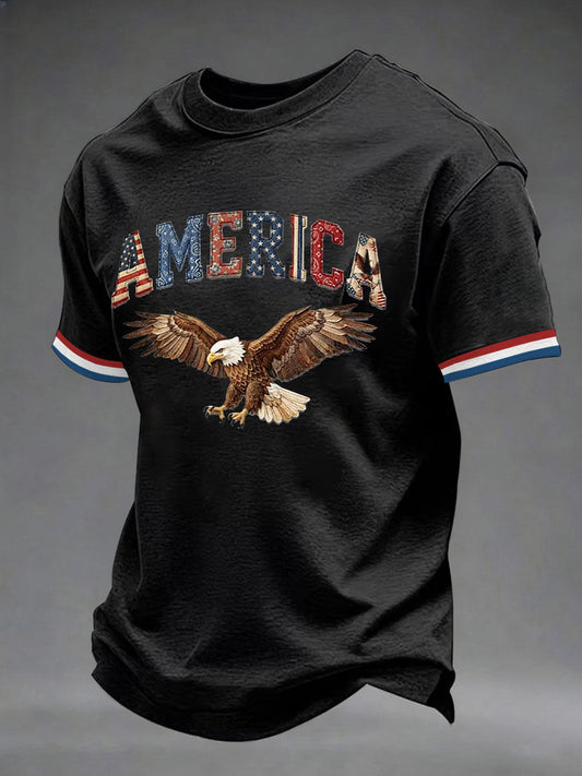 Men's Freedom Legacy 1776-2026 Printed Casual T-Shirt