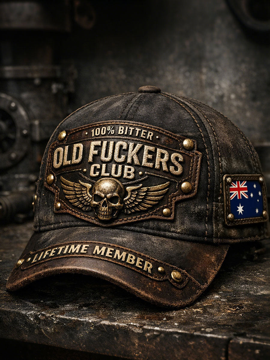 Old Fuckers Club Vintage Unisex Hats