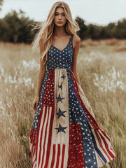 Women's Legacy AnniversaryFlag Patchwork Maxi Dress