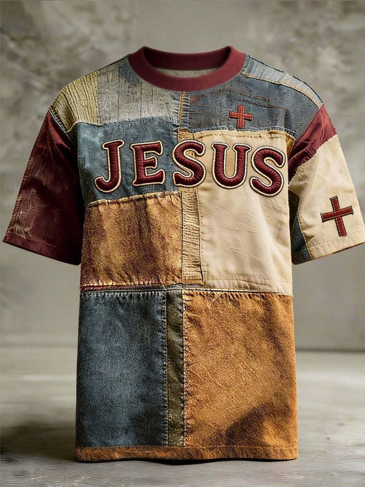 Men's Jesus Cross Short Sleeves T-shirt