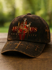 Unisex Jesus Print Hat