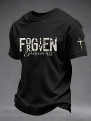 Men's Christian Forgiven Cross Short Sleeve T-shirt