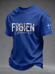 Men's Christian Forgiven Cross Short Sleeve T-shirt