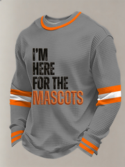 Men's March Basketball Waffle Long Sleeve Top