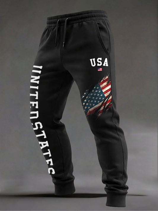 Men's American Flag Sweatpants