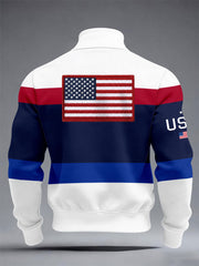 Men's USA Flag Casual Jackets