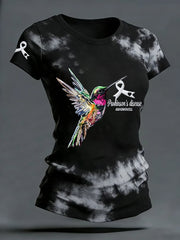 Women's Parkinson's Awareness Print T-Shirt
