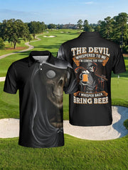 Men's Golf Bring Beer Printed Shirt